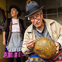 Gourd Carving from Peru