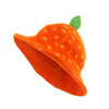 Orange Felt Hat-Hats-Siesta Crafts