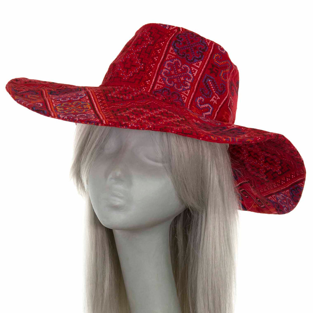 Thai Line Sun Hat-Hats-Siesta Crafts