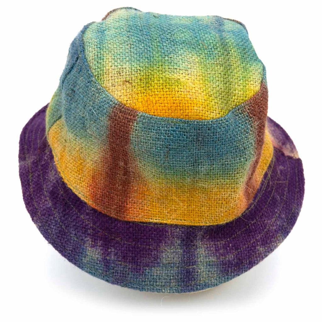 Tie Dye Hessian Hat