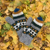 Mixed Knitted Mittens