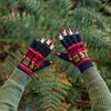 Llama Fingerless Gloves