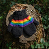 Rainbow Stripe Mittens