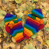 Rainbow Flap Gloves