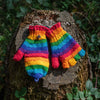 Rainbow Flap Gloves