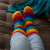 Rainbow Knit Socks