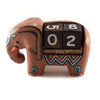 Elephant Perpetual Calendar-Office & Stationery-Siesta Crafts