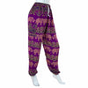 Drawstring Elephant Print Trousers-Trousers-Siesta Crafts