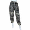 Drawstring Elephant Print Trousers-Trousers-Siesta Crafts