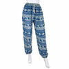 Drawstring Elephant Print Trousers