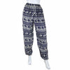 Drawstring Elephant Print Trousers