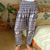 Elephant Print Ali Baba Trousers