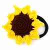 Sunflower Crochet Scrunchie