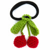 Cherries Crochet Scrunchie