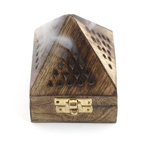 Pyramid Smoke Box-Incense Holders-Siesta Crafts