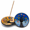 Dot Painted Tree of Life Incense Holder-Incense Holders-Siesta Crafts