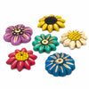 Flower Ceramic Incense Holder-Incense Holders-Siesta Crafts