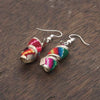 Twist Peruvian Fabric Earrings