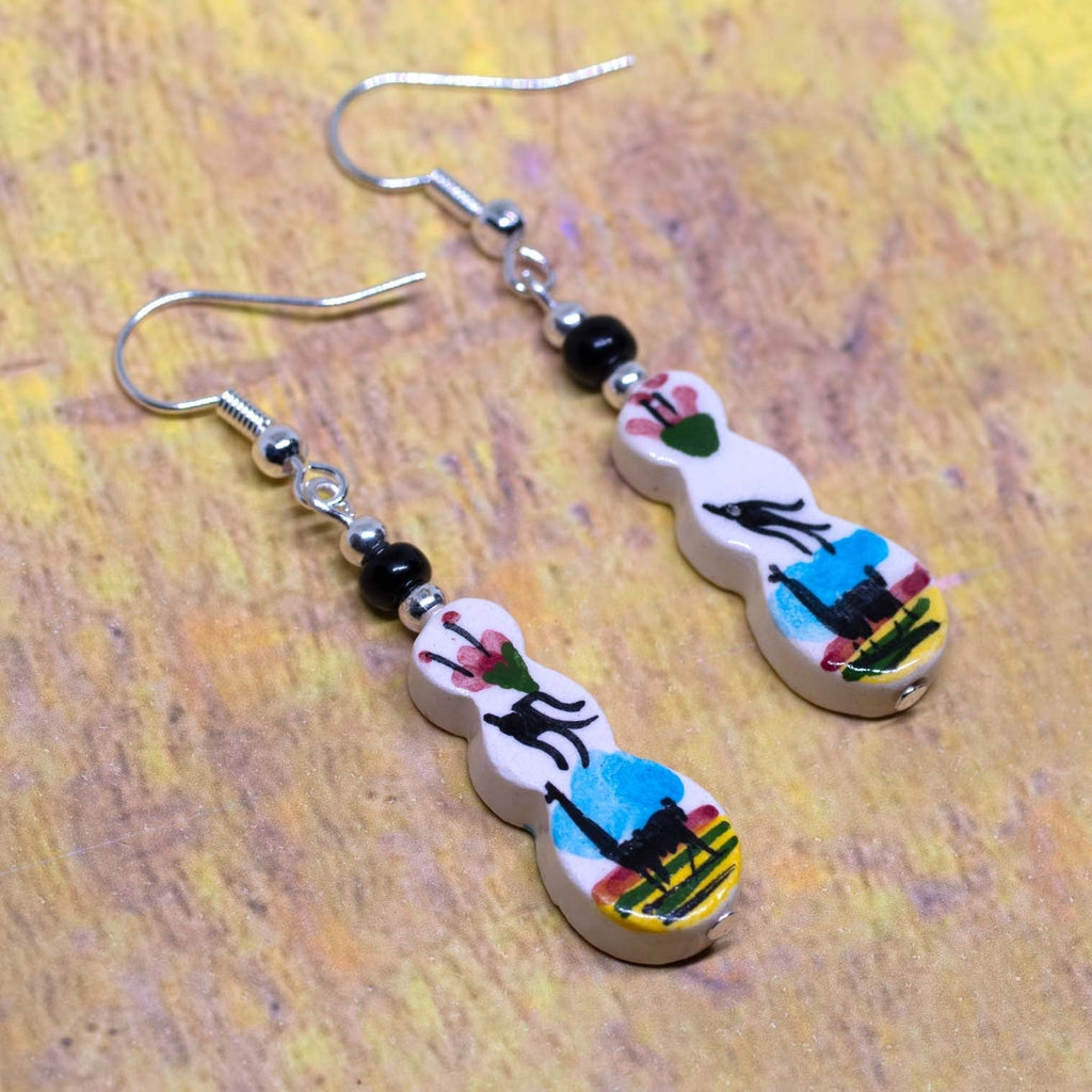 Circulos Llamas Earrings