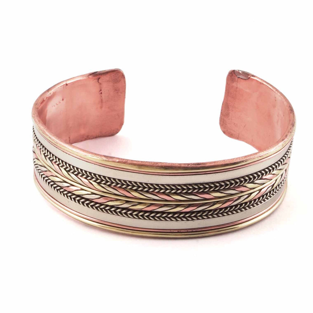 Banded Copper Bracelet