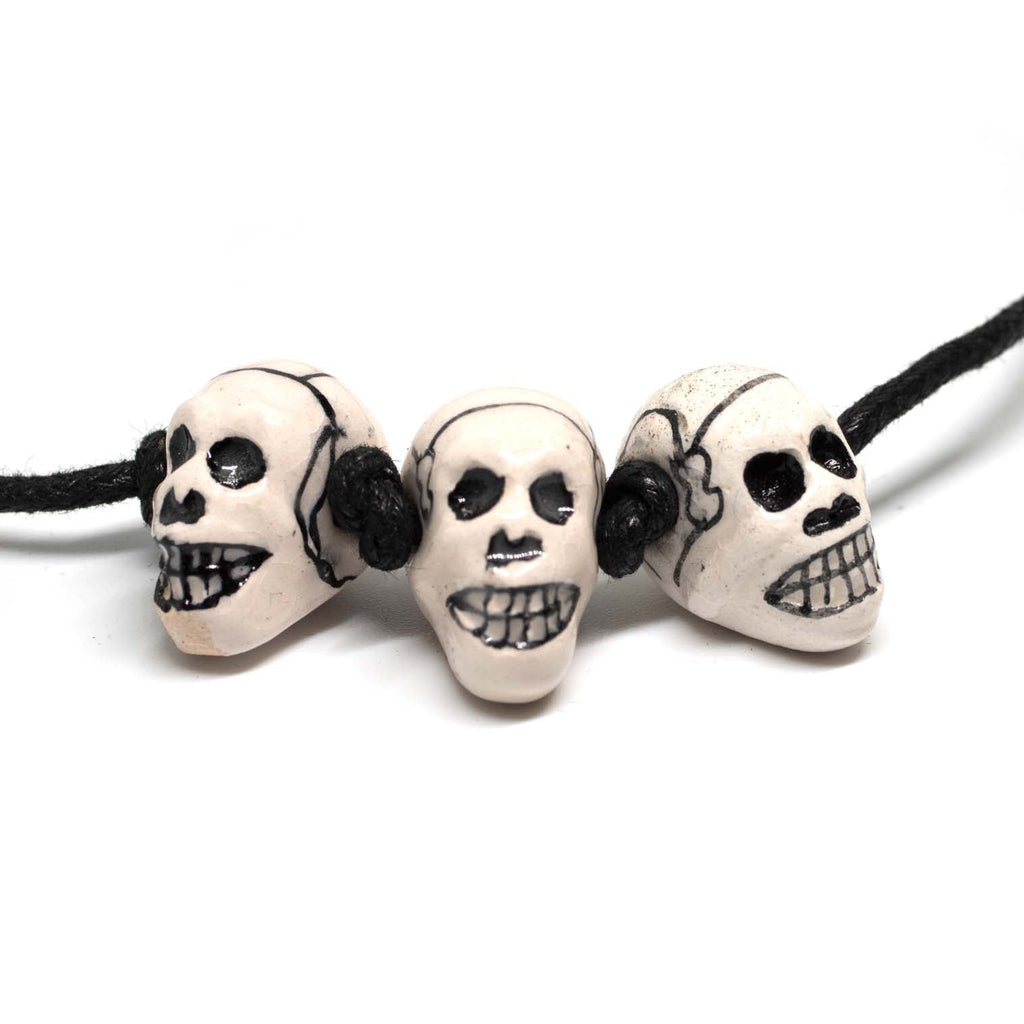 Skull Necklace-Necklaces & Pendants-Siesta Crafts