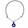 Small Glass Evil Eye Necklace-Necklaces & Pendants-Siesta Crafts