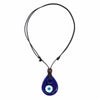 Large Drop Glass Evil Eye Necklace-Necklaces & Pendants-Siesta Crafts