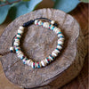 Bone Bead Bracelet - White