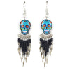 Calavera Skull Earrings-Earrings-Siesta Crafts