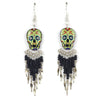 Calavera Skull Earrings-Earrings-Siesta Crafts