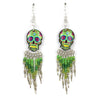 Calavera Skull Earrings-Earrings-Siesta Crafts