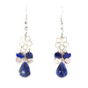 Flower Stone Drop Earrings