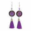 Mandala Tassel Earrings