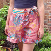 Recycled Sari Flap Shorts