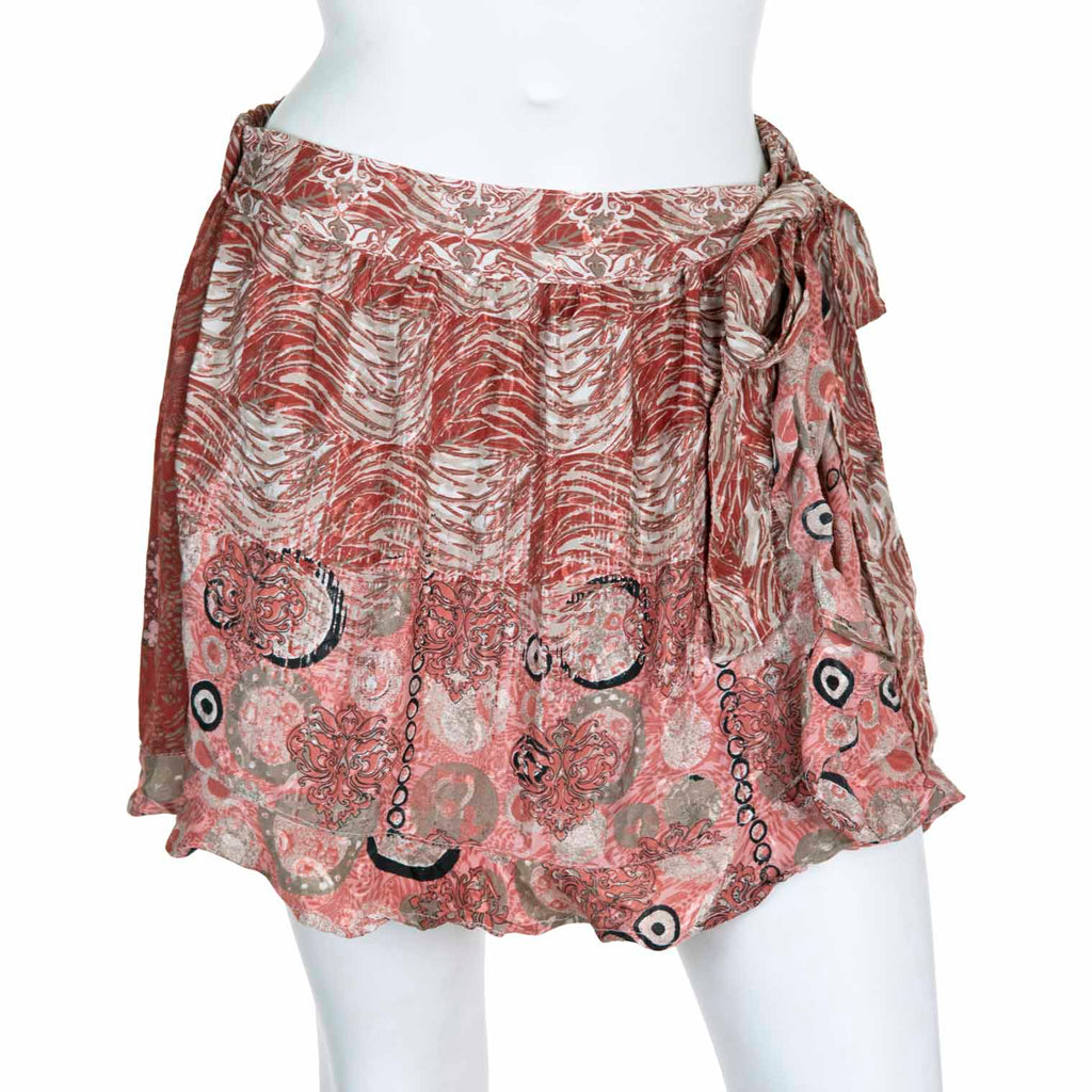 Recycled Sari Flap Shorts-Shorts-Siesta Crafts