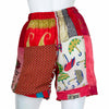 Recycled Sari Patch Shorts-Shorts-Siesta Crafts