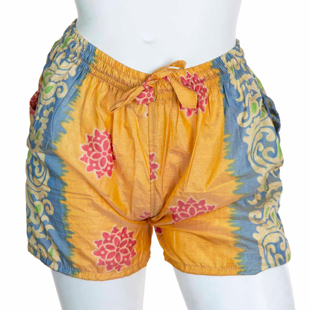 Recycled Sari Shorts-Shorts-Siesta Crafts