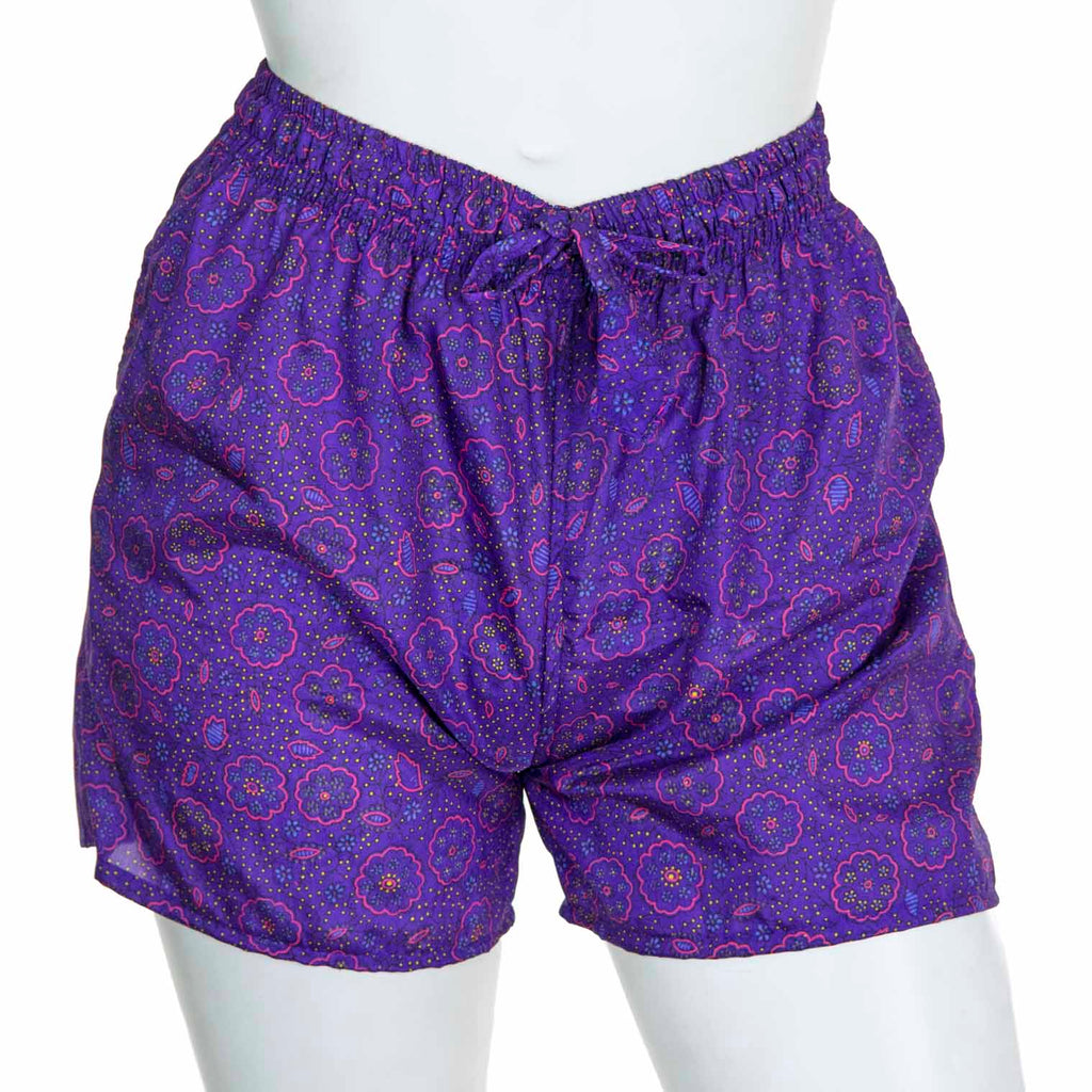 Recycled Sari Shorts-Shorts-Siesta Crafts