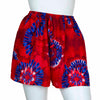 Bright and Bold Tie Dye Shorts with Pockets-Shorts-Siesta Crafts