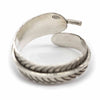 Nepalese Silver Feather Ring-Rings-Siesta Crafts