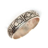 Ashtamangala Nepalese Silver Ring