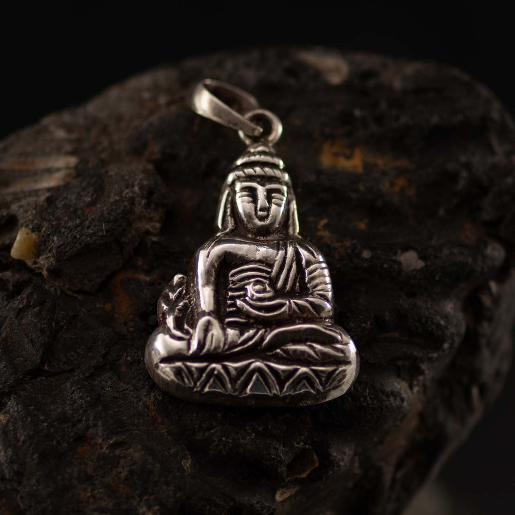 Buddha Nepalese Silver Pendant