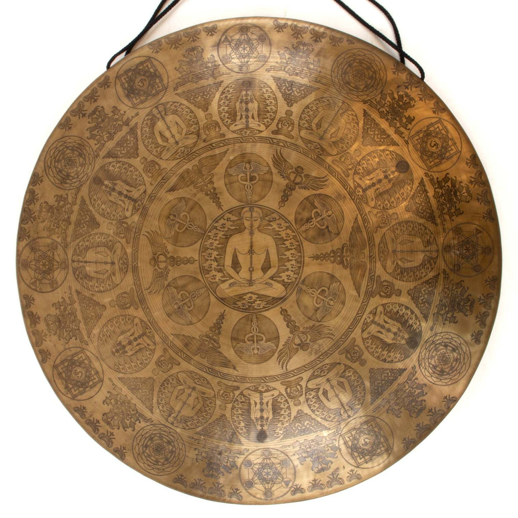 Yogi Mandala Etched Gong No.74