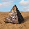 Golden Resin Pyramid