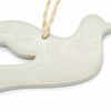 Dove Soapstone Christmas Decoration - Natural