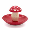 Soapstone Mushroom Trinket Dish