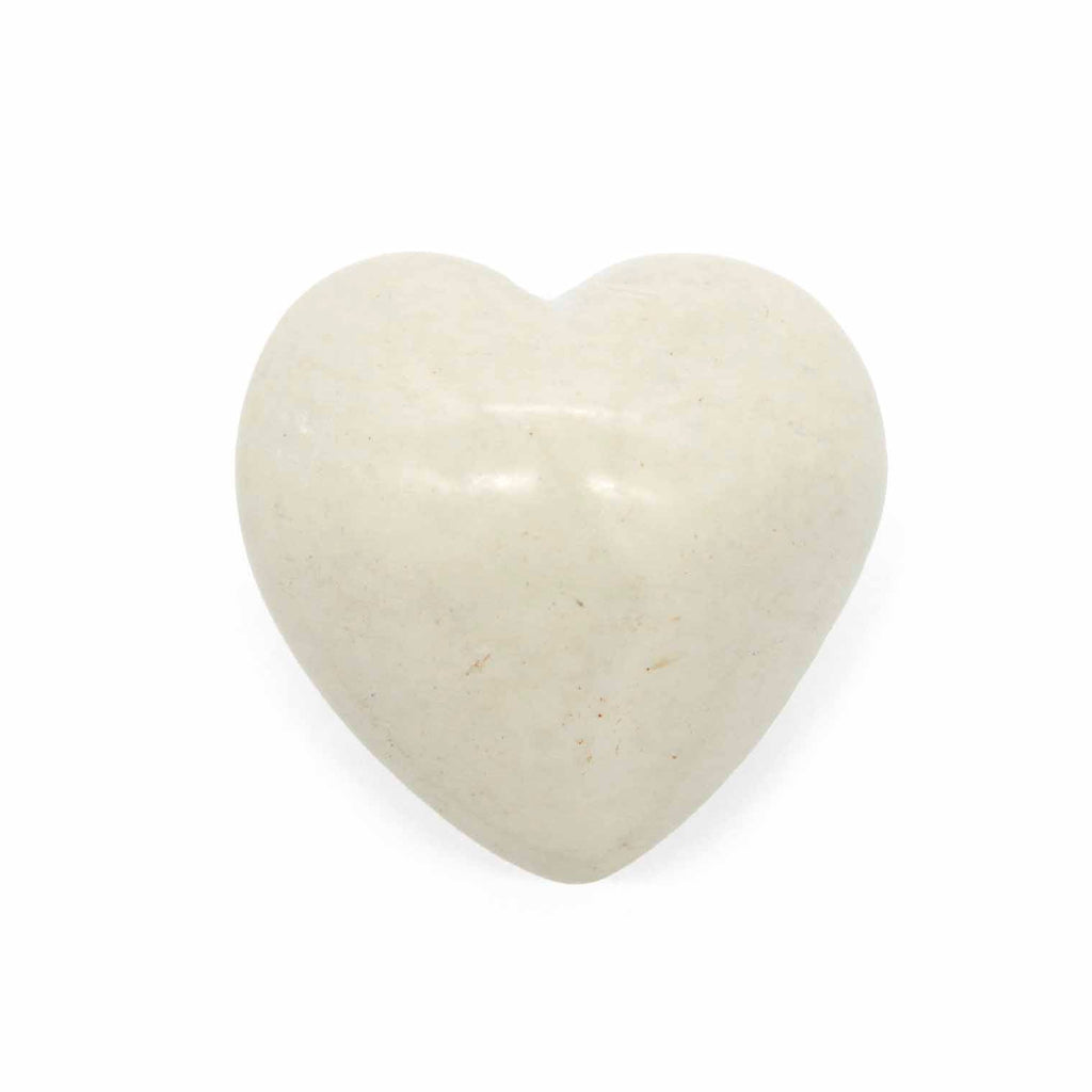 Natural Soapstone Heart