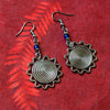 Sun Spiral Kenyan Earrings