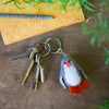 Penguin Felt Keyring