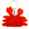 Crab Felt Keyring